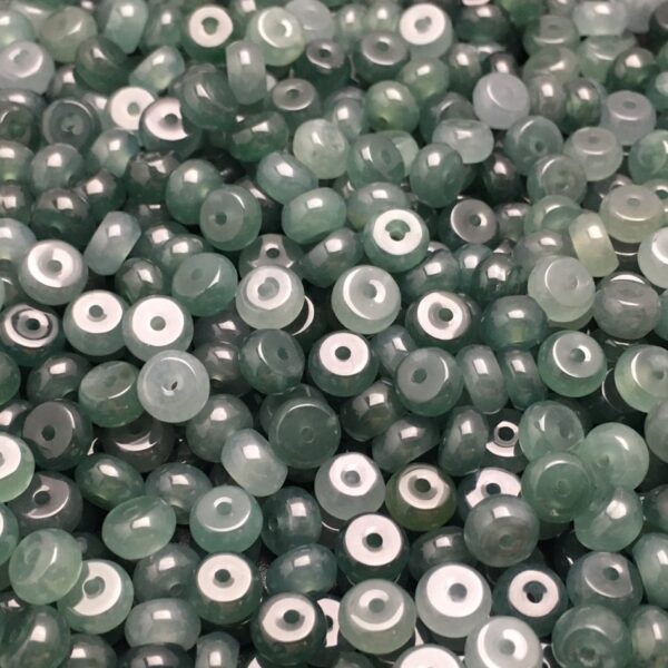 20 pcs / 50 pcs 6 mm high quality natural Guatemala jadeite drum shape bead - Image 4