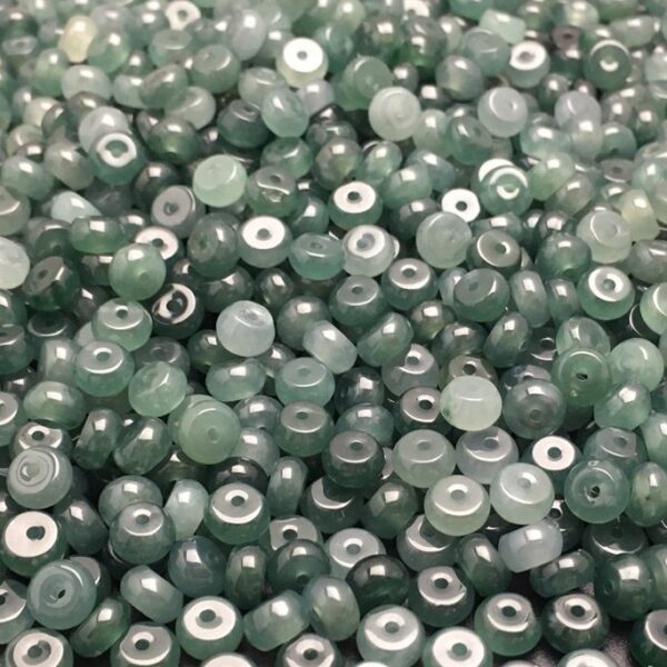 20 pcs / 50 pcs 6 mm high quality natural Guatemala jadeite drum shape bead - Image 5