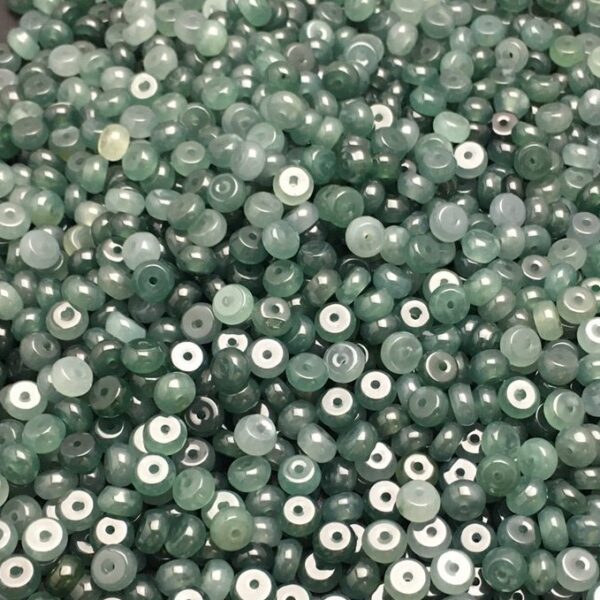 20 pcs / 50 pcs 6 mm high quality natural Guatemala jadeite drum shape bead - Image 6