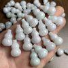 10 pcs gourd shape genuine natural jadeite bead