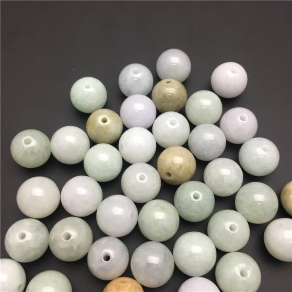 20 pcs / 50 pcs 13 mm natural Burmese jadeite round shape jadeite bead - Image 7