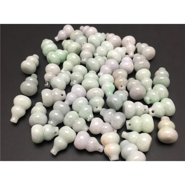 20 pcs / 50 pcs 23 mm high quality natural jadeite gourd bead jade bead - Image 9