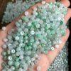 small genuine natural jadeite donut shape bead