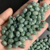 20 / 50 high quality natural Burmese jadeite flower pattern rice shape bead