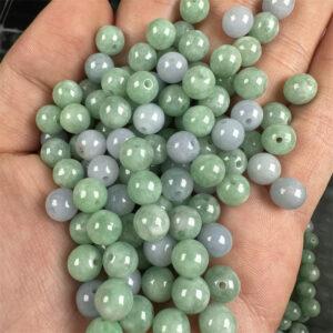 round shape natural jadeite bead