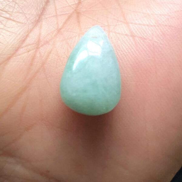 genuine natural jadeite droplet shape bead - Image 3