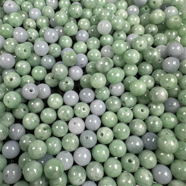 round shape natural jadeite bead - Image 5