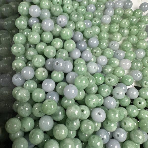 round shape natural jadeite bead - Image 6
