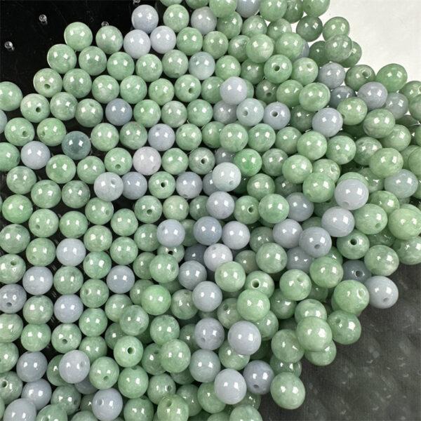 round shape natural jadeite bead - Image 7