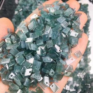 20 pcs / 50 pcs, irregular bead, jade bead, jadeite bead, flat bead, blue bead, clear bead, icy bead