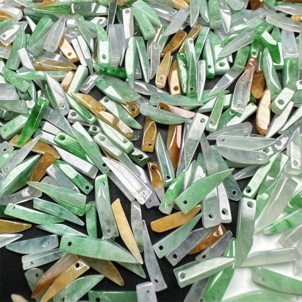 50 beads, pepper bead, jade bead, jadeite charm, colorful bead, clear bead, icy bead - Image 4