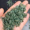 100 pcs small round shape genuine natural green jadeite bead, jade bead