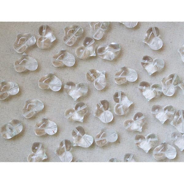 nice fat peach shape quartz bead - Image 3