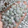 100 pc / 200 pcs rondelle shape genuine natural jadeite bead, jade bead