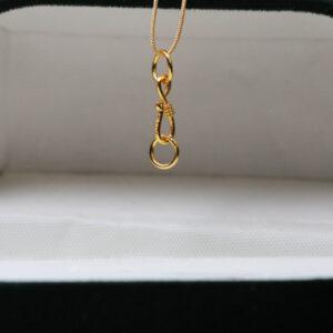 S shape gild s925 sterling silver hook bead, golden bead accessories