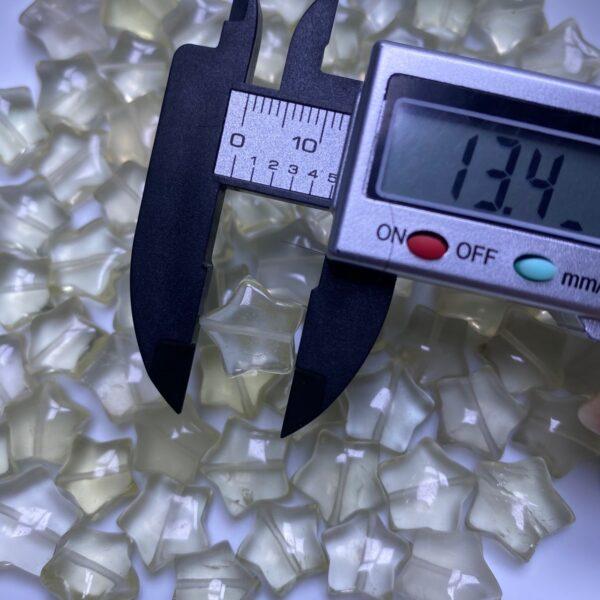 10 pcs / 20 pcs star shape natural citrine bead - Image 2