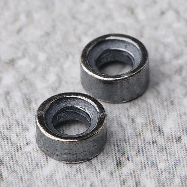 simple ring shape s925 sterling silver bead, oxidized silver ring bead - Image 4
