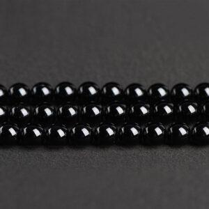 6mm - 16mm whole strand round shape genuine natural obsidian bead