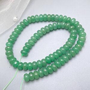 genuine natural aventurine bead, 8.5 mm whole strand rondelle bead