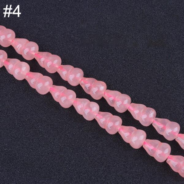 genuine natural rose quartz bead, whole strand multi shapes bead - Image 5