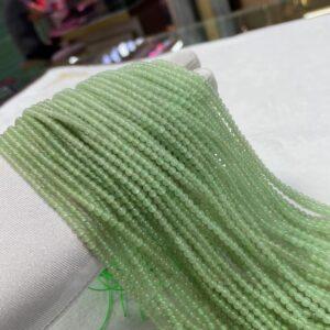 nephrite bead, round bead, whole strand bead, green bead, clear bead, jade bead, high quality bead, genuine bead, natural bead