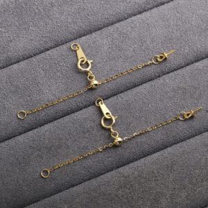 extension chain, chain bead, tail chain, silver findings, s925 sterling silver, golden findings, gild findings