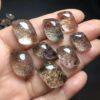 phantom quartz bead, parallelogram bead, clear bead, ring gemstone, pendant gemstone