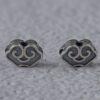 cloud bead, spacer bead, s925 sterling silver, silver bead, oxidized silver bead