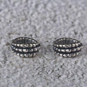 dragon claw bead, ring bead, spacer bead, s925 sterling silver, silver bead, oxidized silver bead