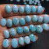 larimar bead, oval bead, blue bead, bezel gemstone, ring gemstone, pendant gemstone