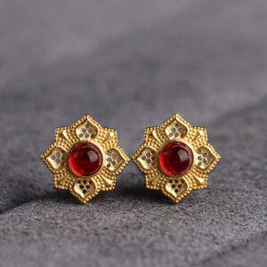 flower bead, lotus bead, hollow bead, spacer bead, s925 sterling silver, sterling silver bead, golden bead, gild bead