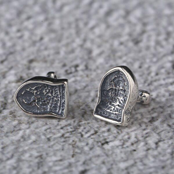 seal charm, s925 sterling silver, silver bead, silver charm, oxidized silver bead - Image 3