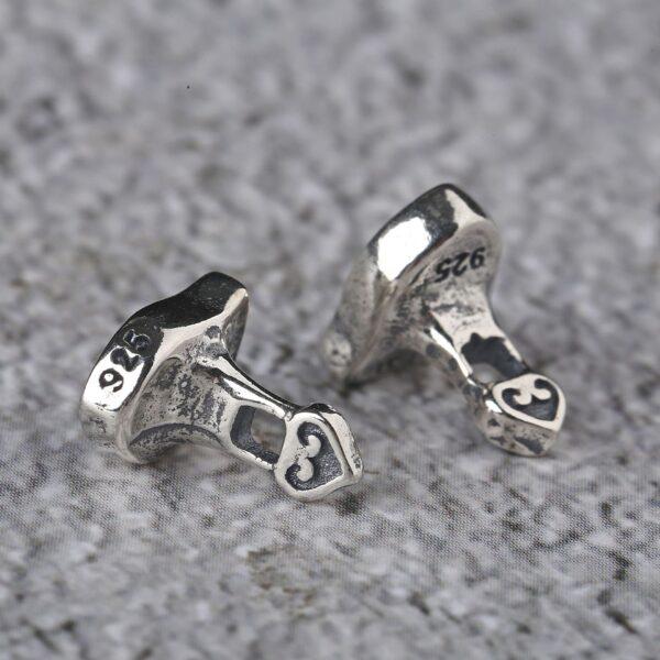 seal charm, s925 sterling silver, silver bead, silver charm, oxidized silver bead - Image 4