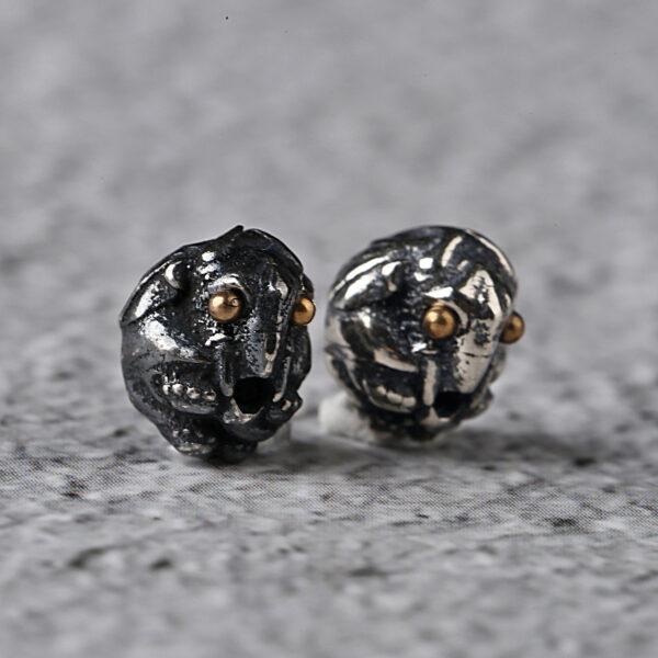 elephant bead, spacer bead, s925 sterling silver, silver bead, oxidized silver bead - Image 5