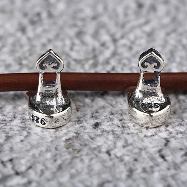 seal charm, s925 sterling silver, silver bead, silver charm, oxidized silver bead - Image 6