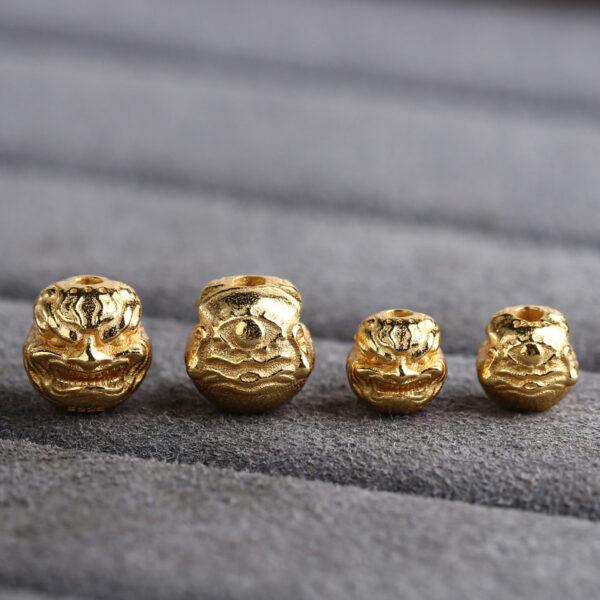 demon bead, spacer bead, s925 sterling silver, silver bead, gild bead, golden bead
