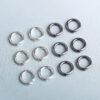 ring bead, open ring bead, connector bead, s925 sterling silver, silver bead, bright silver bead