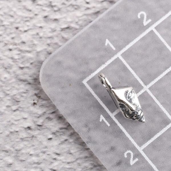 half face charm, s925 sterling silver, silver bead, silver charm, oxidized silver bead - Image 2