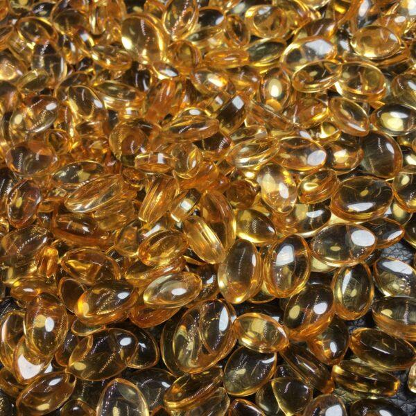 citrine bead, horse eye bead, yellow bead, clear bead, bezel gemstone, ring gemstone, pendant gemstone - Image 4