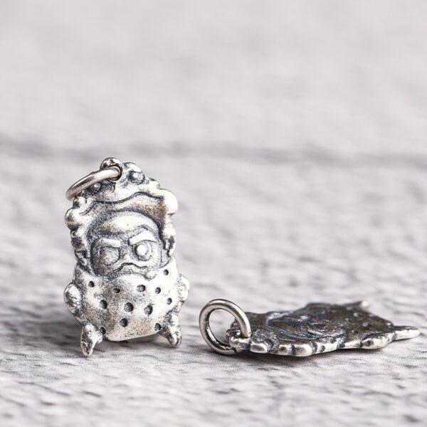 sheep charm, s925 sterling silver, silver bead, silver charm, oxidized silver bead - Image 4