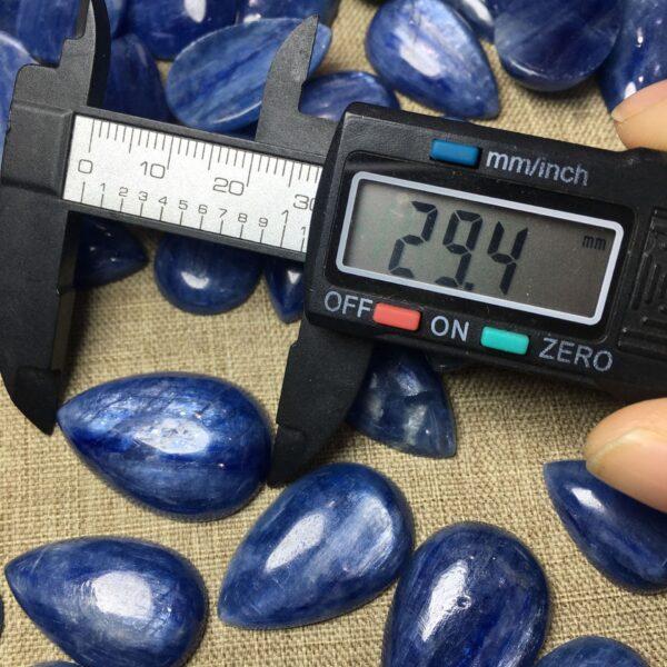 kyanite bead, droplet bead, teardrop bead, blue bead, charm bead - Image 5