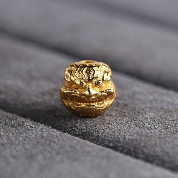 demon bead, spacer bead, s925 sterling silver, silver bead, gild bead, golden bead - Image 6
