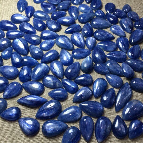 kyanite bead, droplet bead, teardrop bead, blue bead, charm bead - Image 6