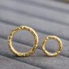 fret pattern bead, ring bead, open ring bead, spacer bead, s925 sterling silver, sterling silver bead, golden bead, gild bead