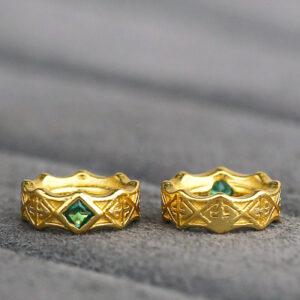 crown bead, ring bead, spacer bead, s925 sterling silver, sterling silver bead, golden bead, gild bead