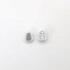 gourd bead, bezel bead, nephrite bead, gray purple bead, sterling silver bead, gild bead, golden bead, 2pcs / 5 pcs