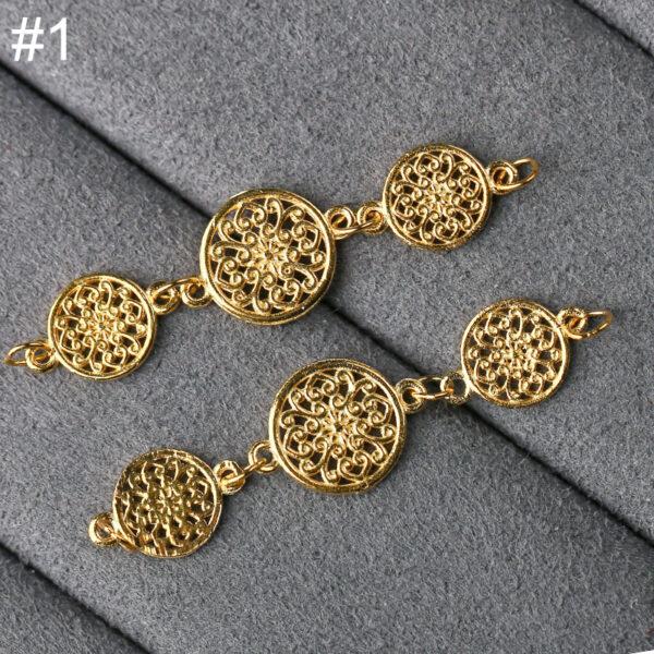 hollow flower chain, Extender Chain, Bracelet Extender, Necklace Extender, s925 sterling silver, silver Extender, golden Chain, gild Extender - Image 6