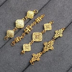 hollow flower chain, Extender Chain, Bracelet Extender, Necklace Extender, s925 sterling silver, silver Extender, golden Chain, gild Extender