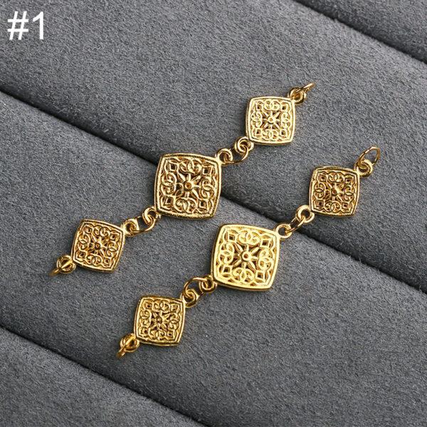 hollow flower chain, Extender Chain, Bracelet Extender, Necklace Extender, s925 sterling silver, silver Extender, golden Chain, gild Extender - Image 6