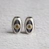 oval bead, retro bead, spacer bead, s925 sterling silver, silver bead, oxidized silver bead